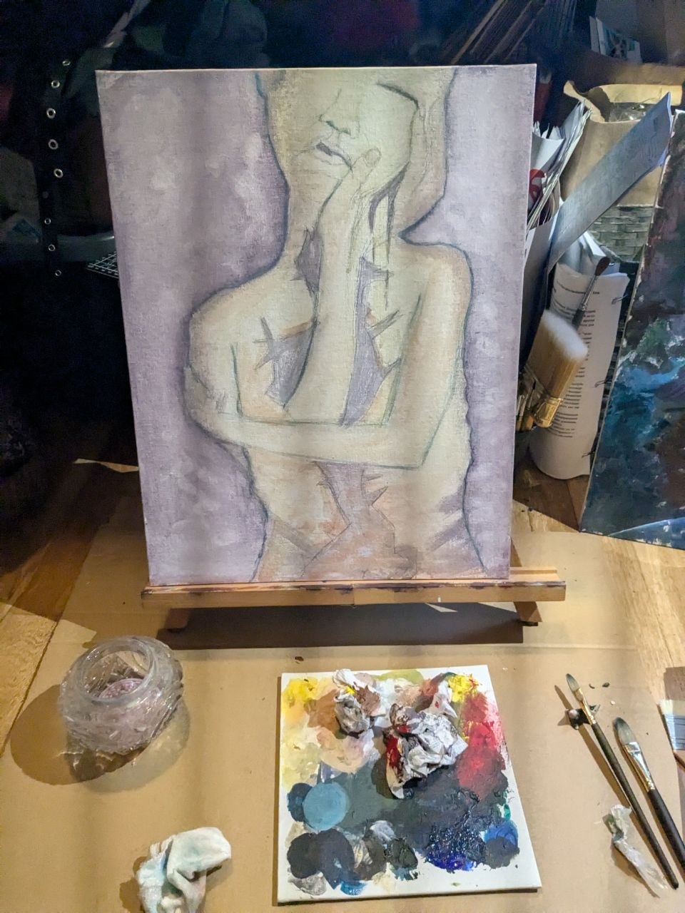 Acrylic portrait — image 2