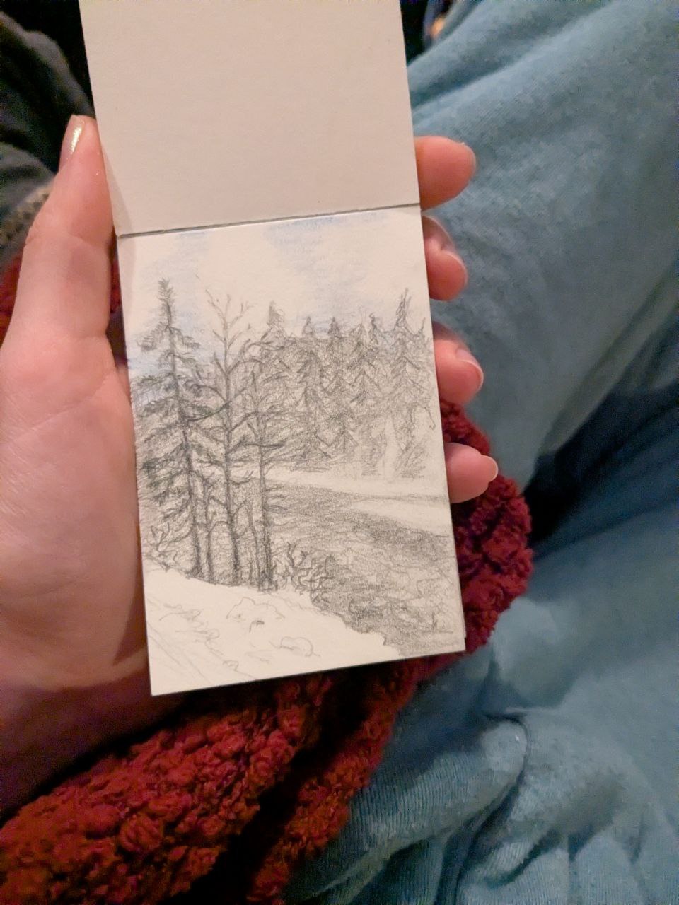 Pencil landscape