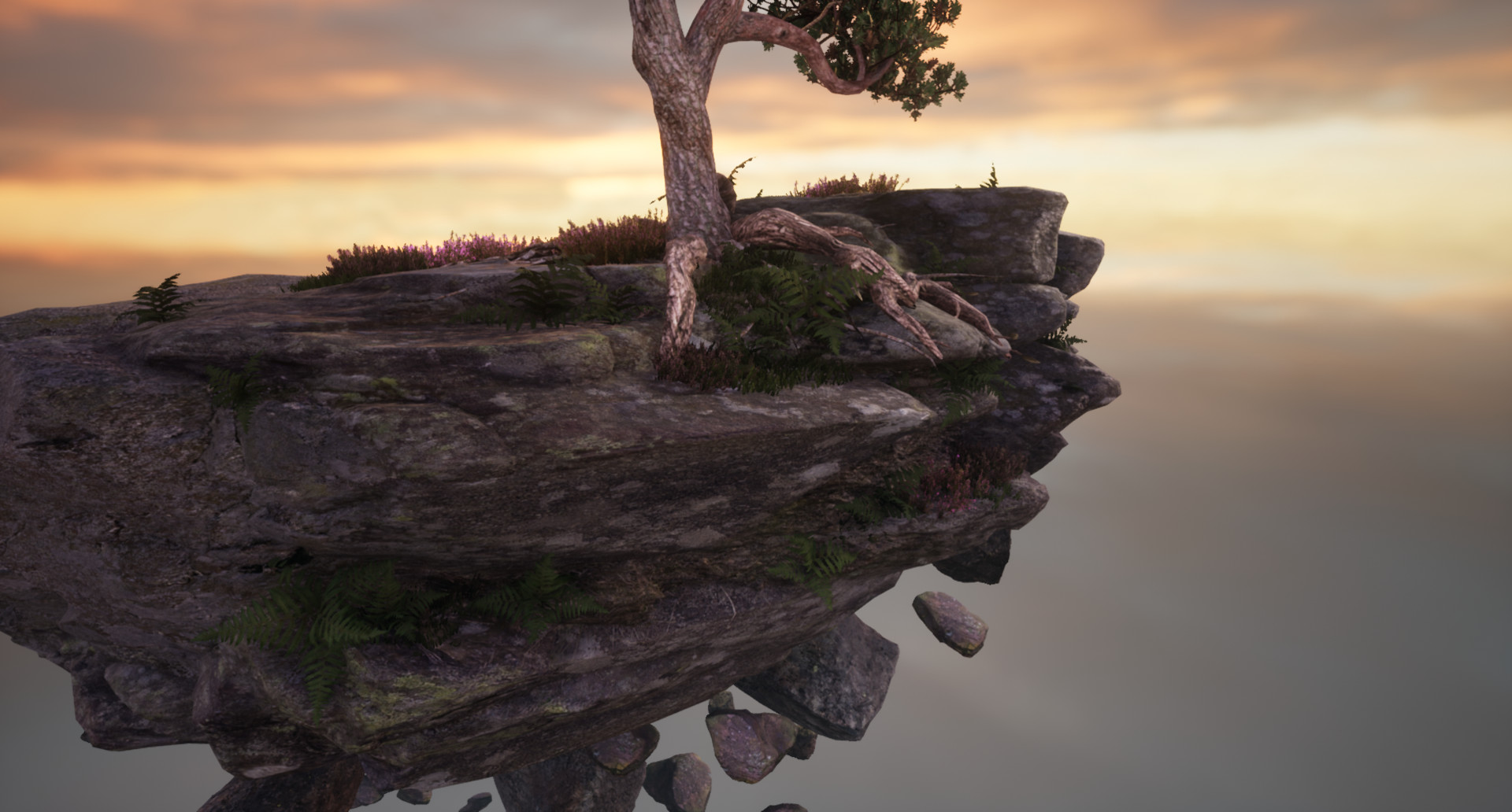 Set dressing study - Flying stone — image 4