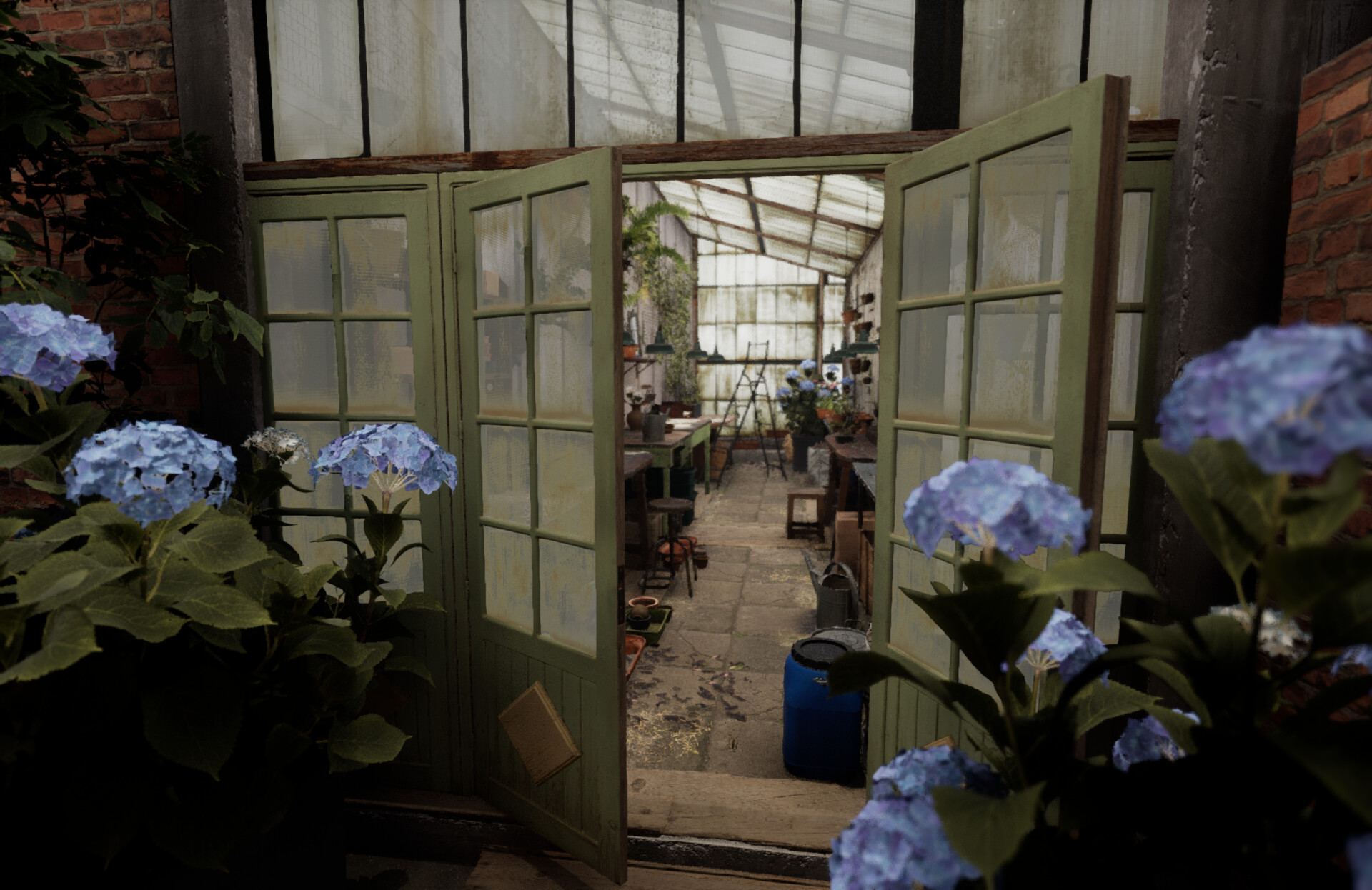 Set dressing study - Plants workshop