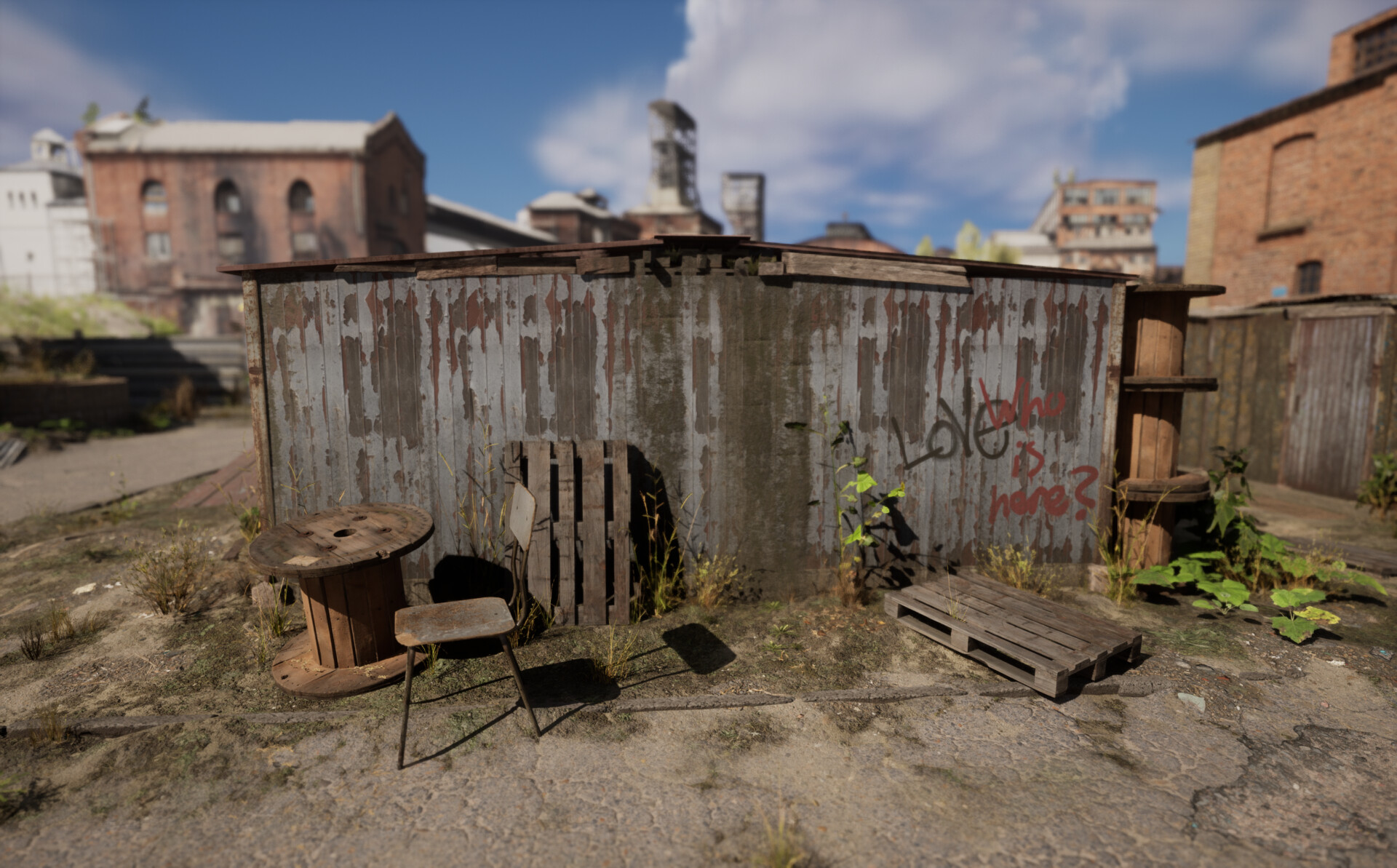 Set dressing study - Old industrial quarter